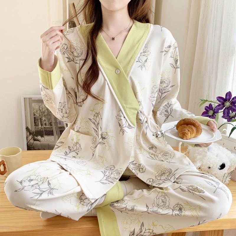 Regulowana piżama ciążowa: Lekki, pochłaniający pot kombinezon pielęgniarski na okres poporodowy i ciążowy