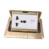 Floor Box Electrical Outlet Kit Household Copper Home Office Charging Station Countertop Tamper