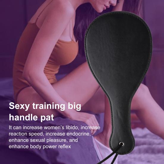 Flirting Flogger Professional Manipulate Faux Leather Sex Pleasure Flogger Whip for Adult Men