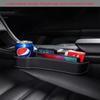 PU Leather Car Seat Gap Storage Box Universal Seat Gap Slit Box With Charging Hole Phone Bottle Keys Holder Box Auto Organizer