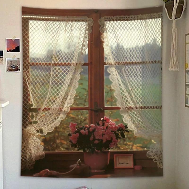 Ashou Aesthetic Background Pattern Tapestry Wall Hanging Decoration Home Art Room