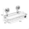 Bathroom Storage Rack Kitchen Organizer Multipurpose Toilet Shelf Suction Cup Shower