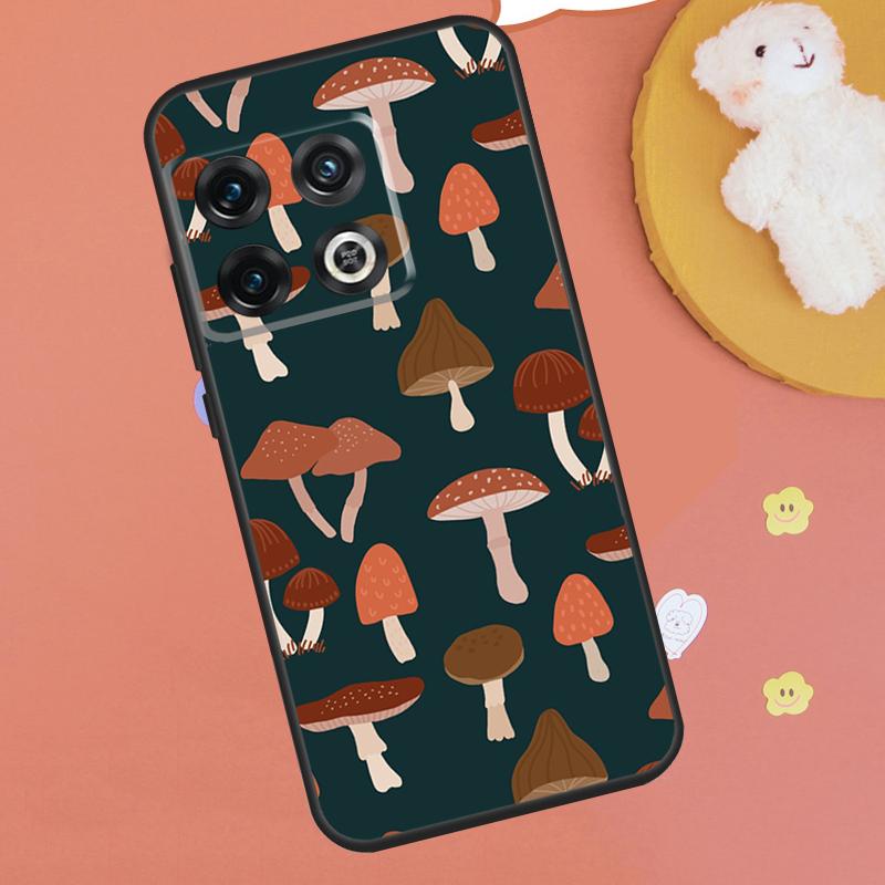 

Mushroom Case For OnePlus 13R 12R 10R 13T 15 13 12 11 10T 8T Nord CE 4 3 2 Lite N20 N30 Nord 5 Funda OnePlus 10R