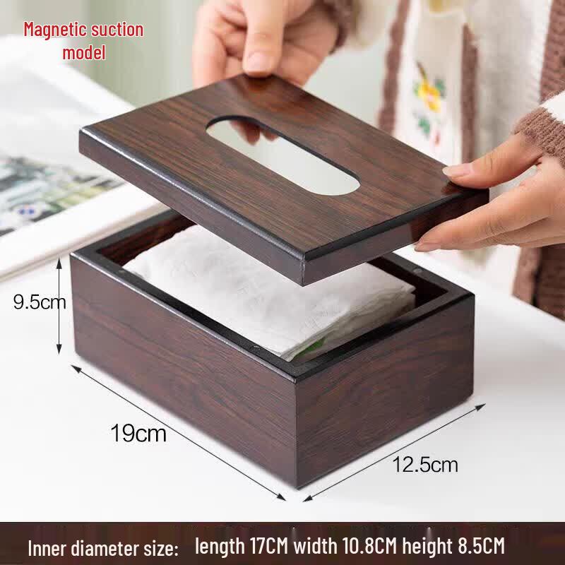 ZLIII Wooden Magnetic Tissue Box
