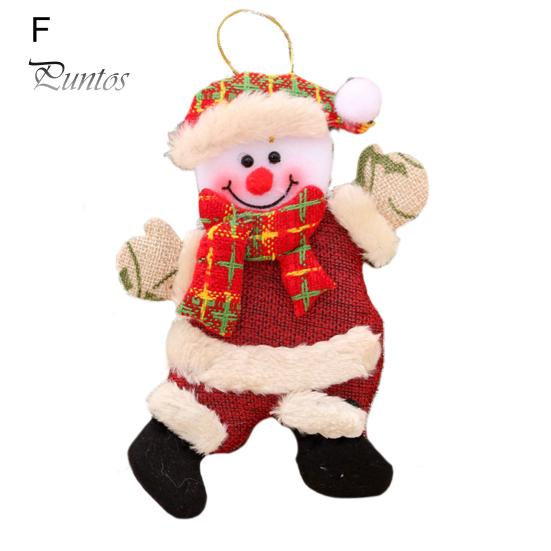 Hängendes Ornament, superweich, bezauberndes Aussehen, Lanyard-Design, fusselfrei, lichtbeständig, dekoratives Tuch, kleiner Anhänger, Plüschpuppe, Weihnachtsbaumdekoration