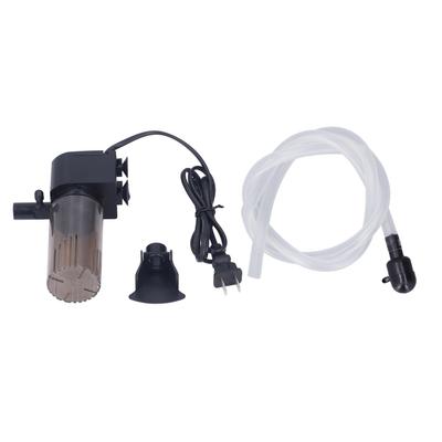 3 In 1 Fish Tank Filter 15W Aquarium Submersible Water Pump CN  Mini Filter Oxygen Air Pump