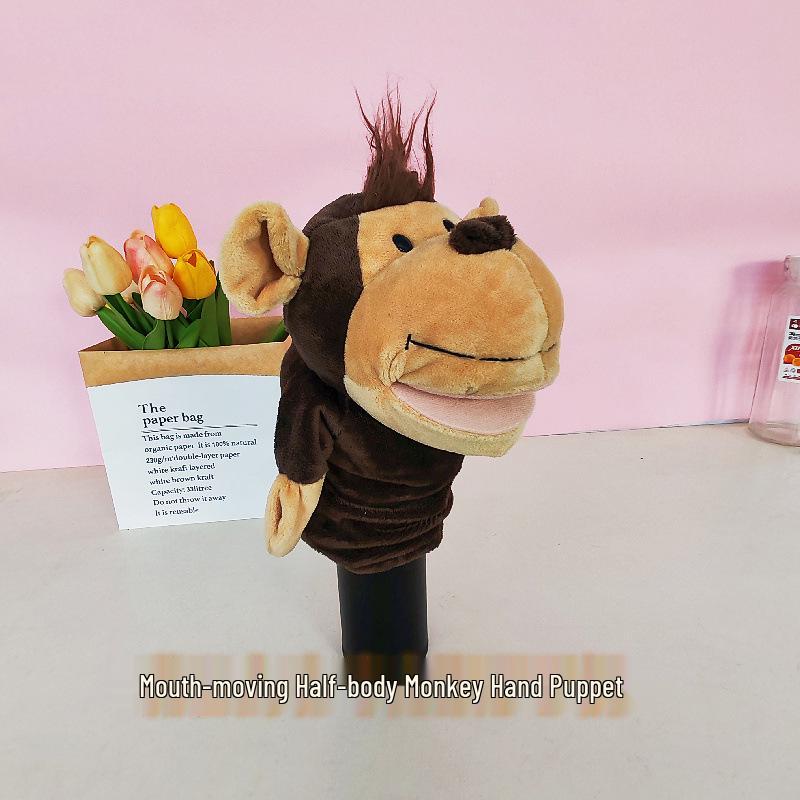 Cartoon Animal Hand Puppet Plush Doll for Kids' Interactive Play