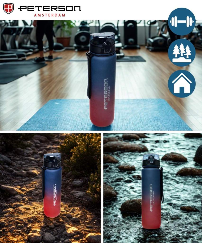 Bidon 1L PTN HY-003-1L-9560 Purple-Red
