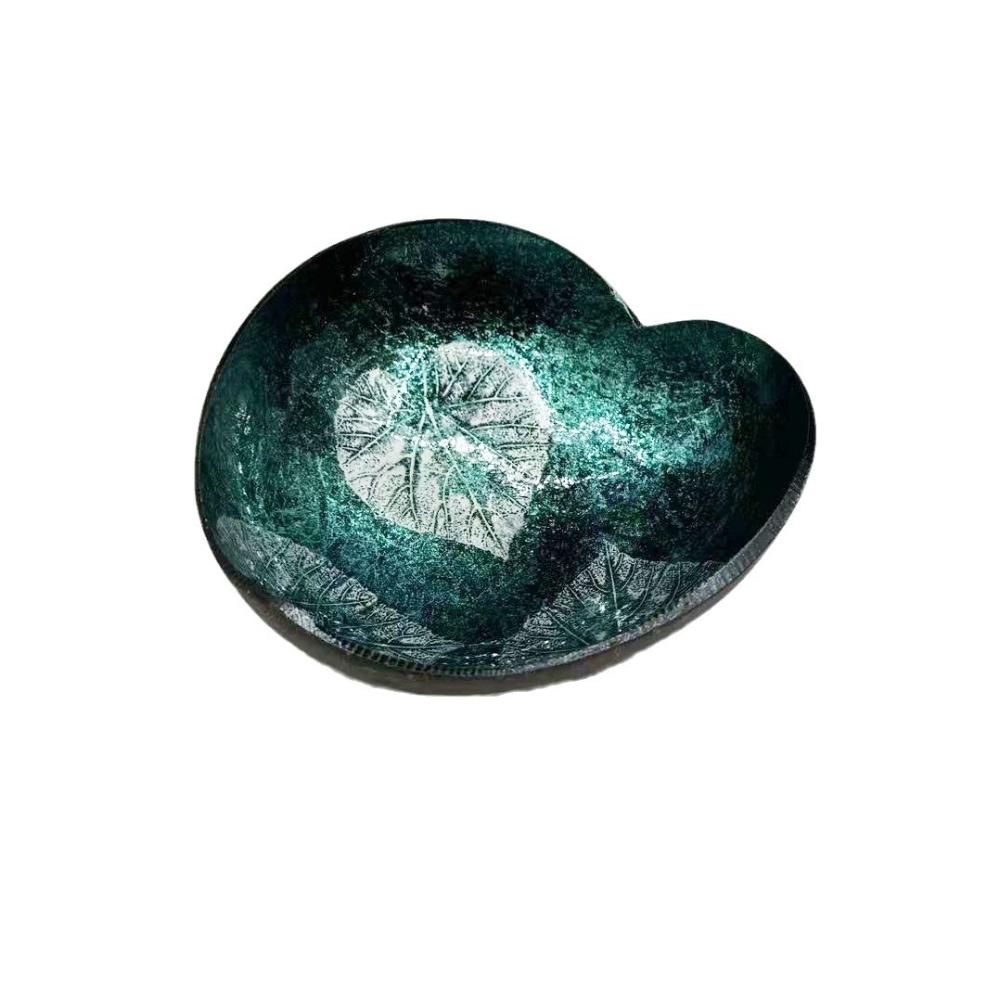 14*14*3 CM Decorative Bowl Coconut Shell Key Bowl Serviceable Coconut Bowl  Home