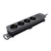 TM Electron-Socket Power Strip 4 Outlets with TM Electron Switch 3680 W