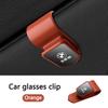 New Car Sun Visor Glasses Clip Sunglasses Card Holder For BMW G30 G20 M3 M5 E91 E92 E93 E36 E70 X3 X4 X5 X1 E39 F30 Accessories