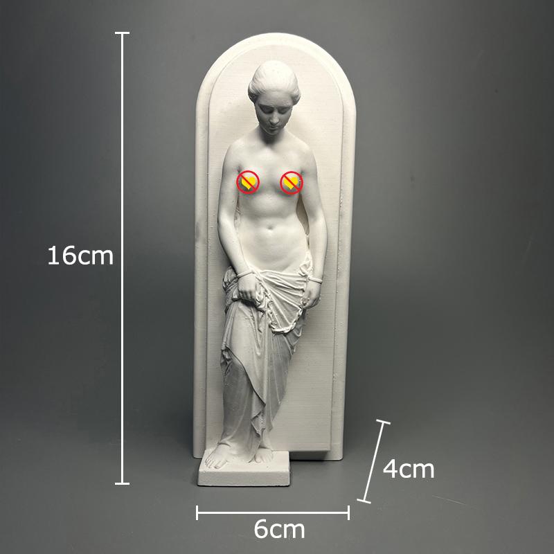 

Slave Girl Figures Plaster Statue Desk Decoration Ornaments Characters Sculpture Sketching Practice Coloring Teaching Tool