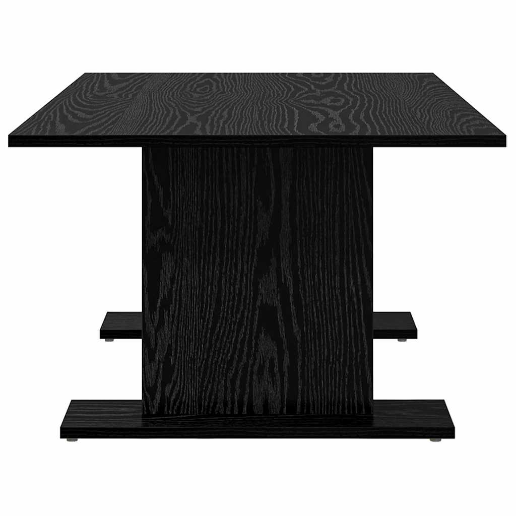 Coffee Table Black Oak Effect 103.5 x 60 x 40 cm