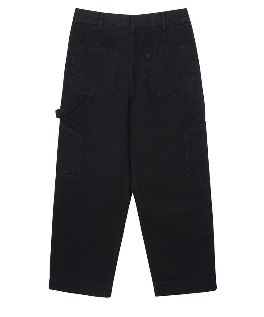 FDR Washed Canvas Pocket Carpenter Pants Black