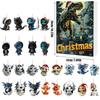 Christmas Countdown Blind Box Mini Acrylic Dragon Baby Hanging Decor For Holiday Gift Giving