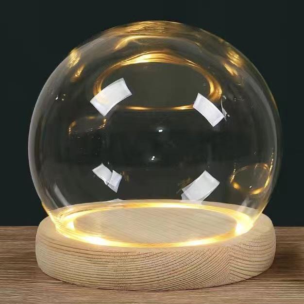 Eternal Flower Glass Dome: DIY Figurine & Dried Flower Display