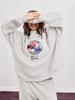 European Size Women's Hoodie: Cross-Border Loose-Fit, Comfortable Mid-High Collar, Long/Short Sleeve Options