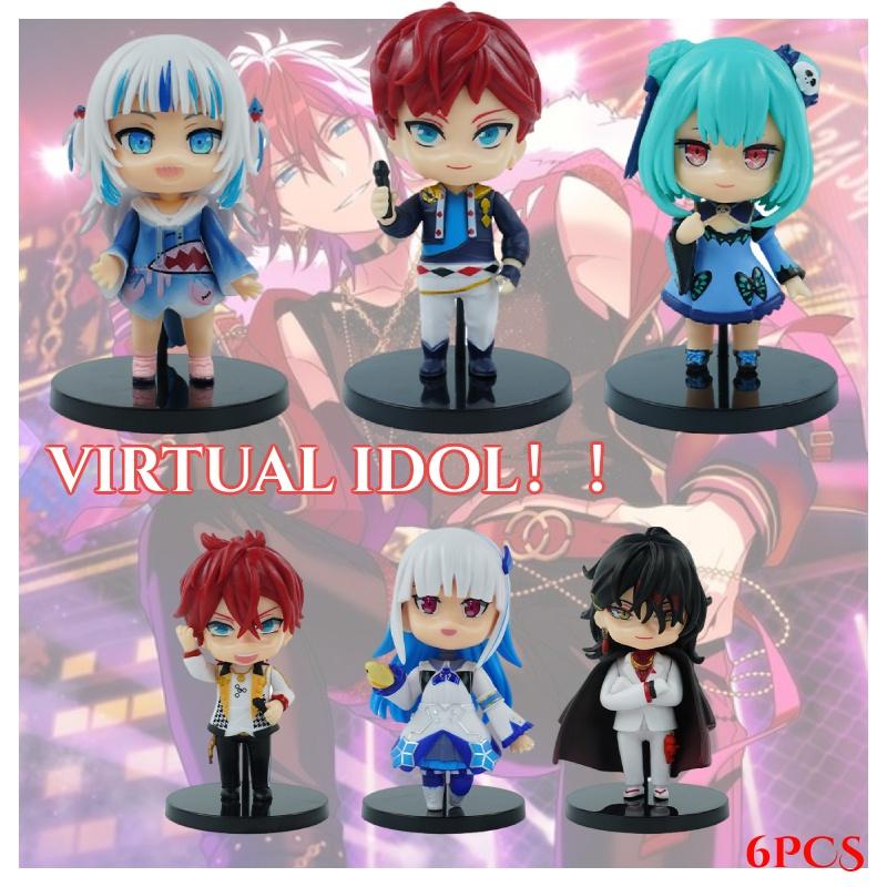 High-quality Pvc Virtual Idol Figure 6 Varieties Of Collectible Toys For Anime Fans Characters)