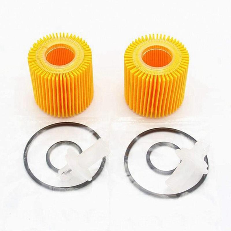 10Pcs Car Engine Oil Filters Set 04152-YZZA6 for Toyota Corolla Prius C-HR 2.0L Pontiac Vibe 2009-2010 04152YZZA6 04152-37010
