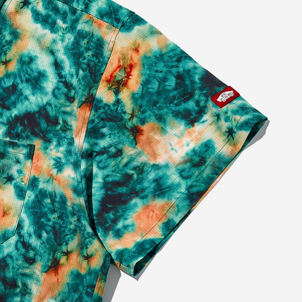 Vans Tdc Męska koszula z otwartym kołnierzykiem z krótkim rękawem Vn000p08f23