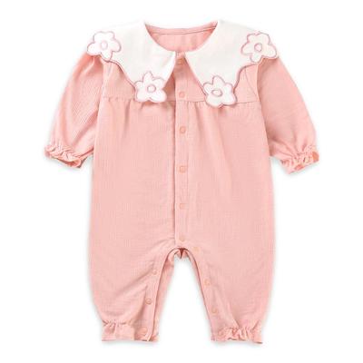 Reegoo Peter Baby Strampler Niedlich Große Größe 73 Perfekt für Draußen Mädchen Overall, Offene Vorderseite Ärmel, Rosa, (6-9 Monate), Neugeborene,