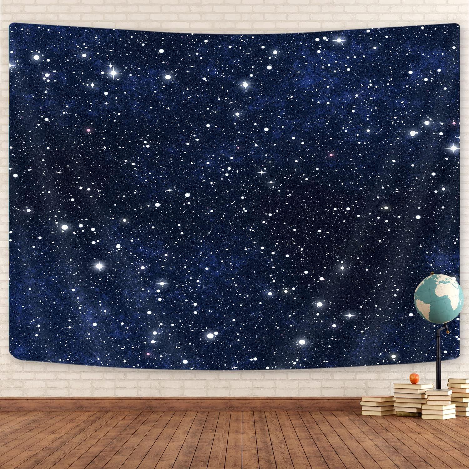 Tapestry Outer Space Galaxy Dark 75x100
