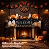 Halloween Fireplace Mantel Scarf Decorative Holiday Table Runner for Fall Home Decor