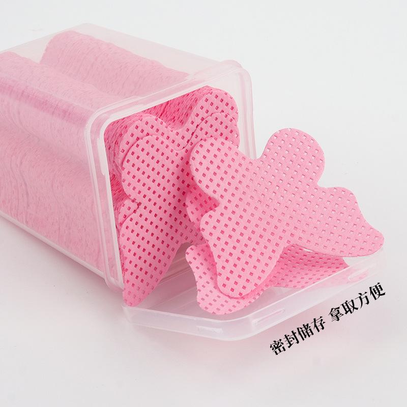 200 Stuks Non-Woven Wimperverlenging Lijmdoekjes - Pluisvrije Katoenen Reinigingspads