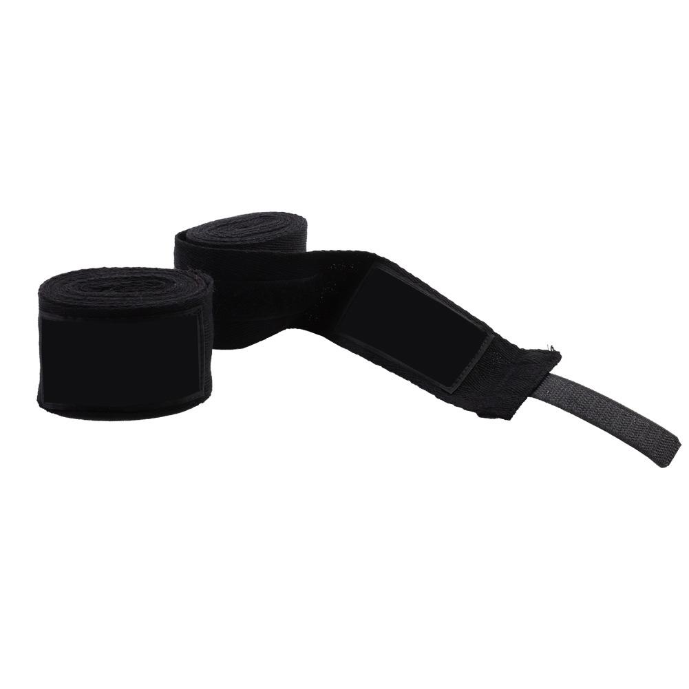 Adults 1 Pair Elastic Handwraps Hand Wrap for Boxing Kickboxing Muay Thai (Black)