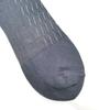 5 Pairs High Quality Luxury Silk Socks Large  Retro Stockings Fashion Jacquard Wave Long Business Dress Sheer Socks For Men