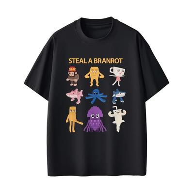 Italian Brainrot Steal A Bratnrot Funny Meme Tshirt Unisex Women Casual Humor Short Sleeve Top Unisexs Pure Cotton Tee Streetwear