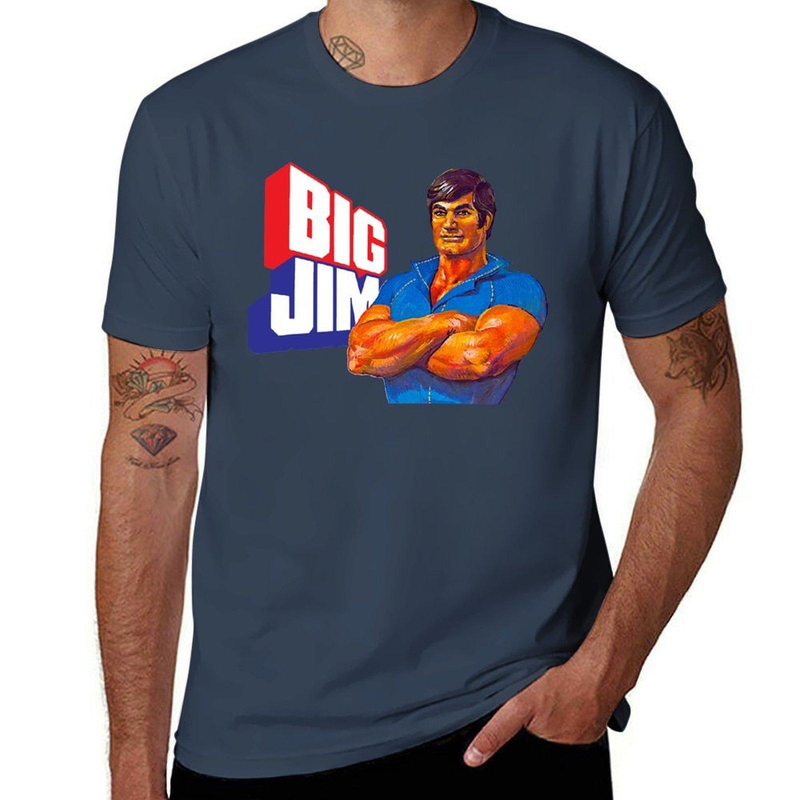 Big Jim TShirt Festival Casual Short Sleeve S