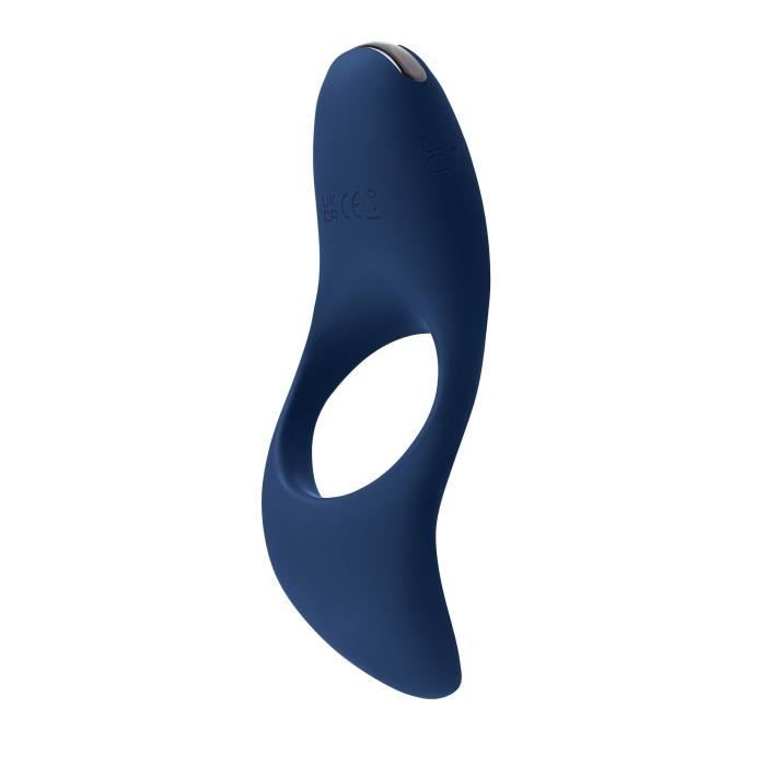 Cockring Vibrant - ZERO TOLERANCE - Evolved - Silicone - Bleu - 7 vitesses