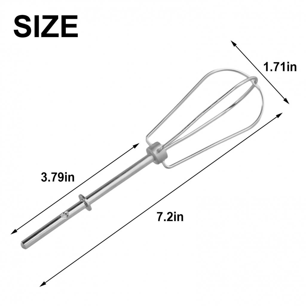 W10490648 Hand Mixer Turbo Beaters For-KitchenAid Replacement KHM2B AP5644233