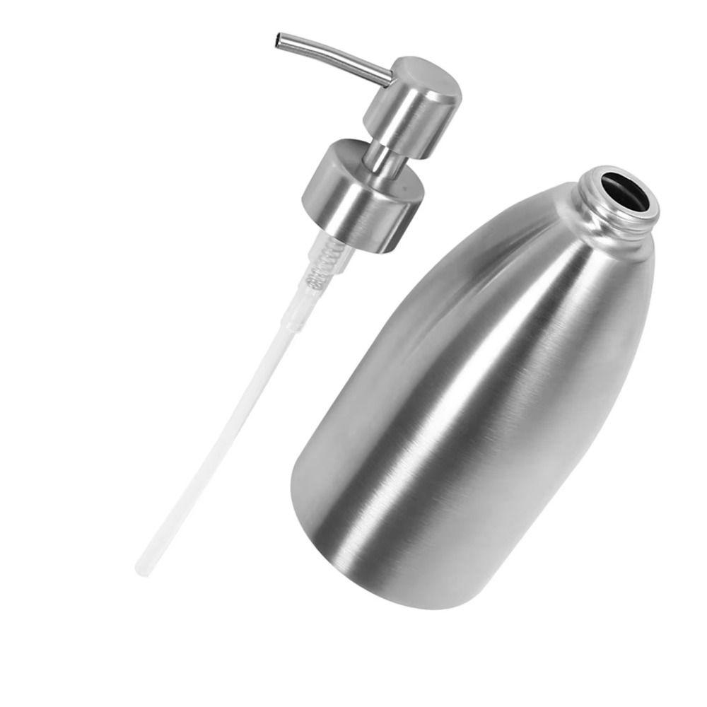 Silver Liquid Lotion Storage Bottles 500ml Shower Gel Bottles  Household