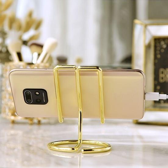 Lazy Phone Bracket Stable Steady Strong Bearing Cell Capacity Ironwork Support Phone Desk Stand Holder Mobile