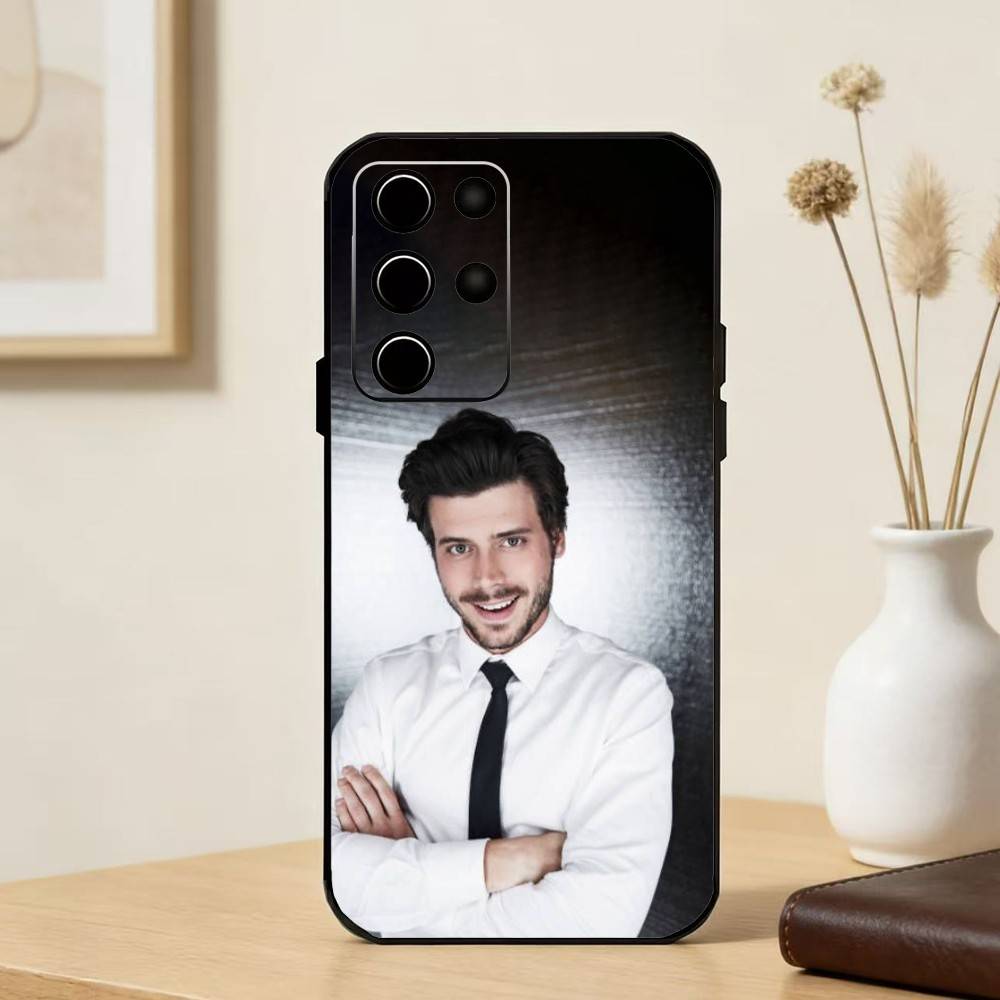 Francois-es Arnaud Phone Case For Samsung S25,24,23,22,30,21,10,9,Ultra,Plus,FE 5G Black Soft Case