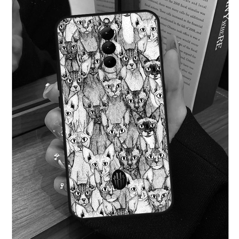 

Sphynx Sphinx Cat Case For Nubia Red Magic 6S 7S Pro 6 7 8 9 10 Pro 5G 6R RedMagic 8S 9S 8 9 10 Pro Plus Coque Red Magic 7 Pro