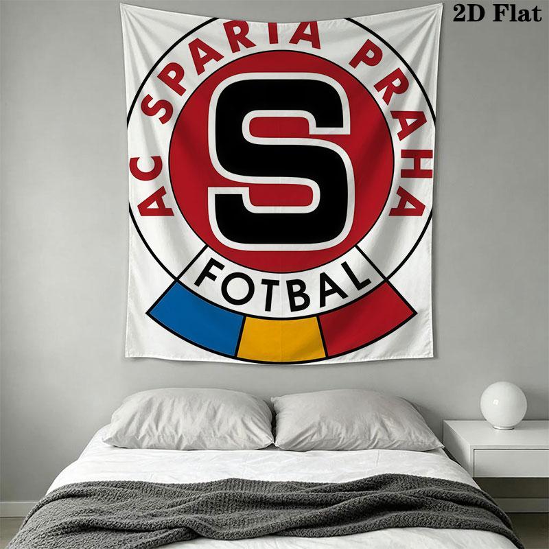 AC Sparta Praha Wall Hanging Printed Fabric Blanket Decorative Tapestries for Bedroom Living Room Home Decor