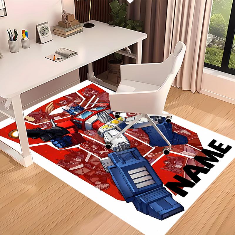 Custom personalization Optimus Prime Print Area Rug - Soft, Washable Non-Slip Indoor Mat,Living Room,Home&Office Decorative Rug