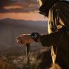 Wrist Flashlight Waterproof Rechargeable 5 Modes Watch Flashlight with Compass for Camping Hiking Travel
