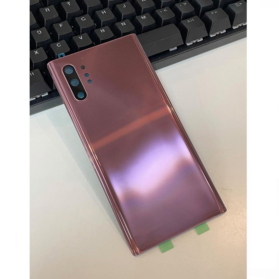 

Задня скляна кришка корпусу для Samsung Galaxy Note 10 Note10+ Note10 Note 10 Plus Задня задня скляна кришка + Інструменти For Note10 Plus рожевий