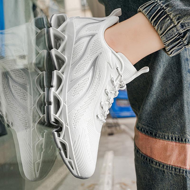 Men'S Sports Shoes Breathable Mesh Fabric Daily Wear Running Shoes Lightweight And Comfortable Men'S Style 39-46