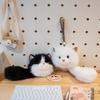 Cute Ragdoll Feline Plushie Pouch Black White Gray Brown Alongside Giant Peepers And Functional Zipper Room Cozy Snuggly