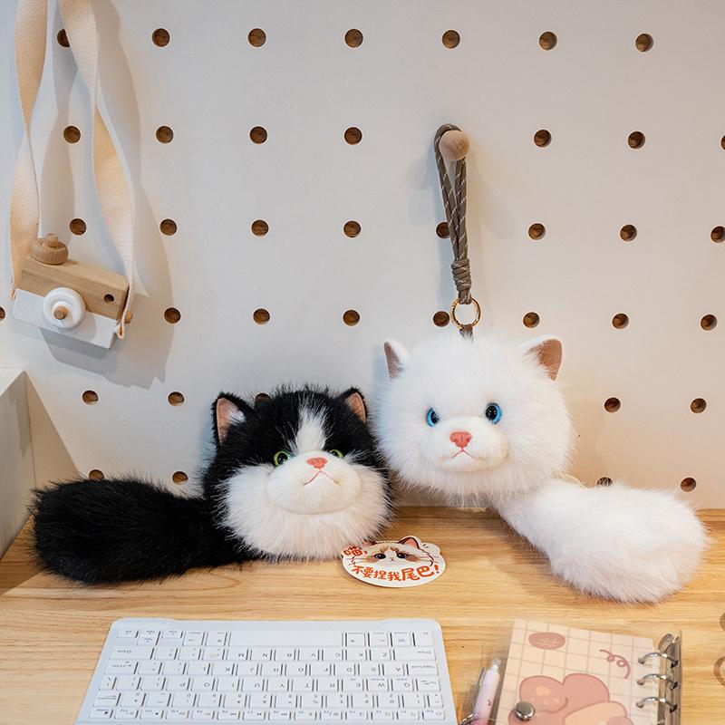 Cute Ragdoll Feline Plushie Pouch Black White Gray Brown Alongside Giant Peepers And Functional Zipper Room Cozy Snuggly