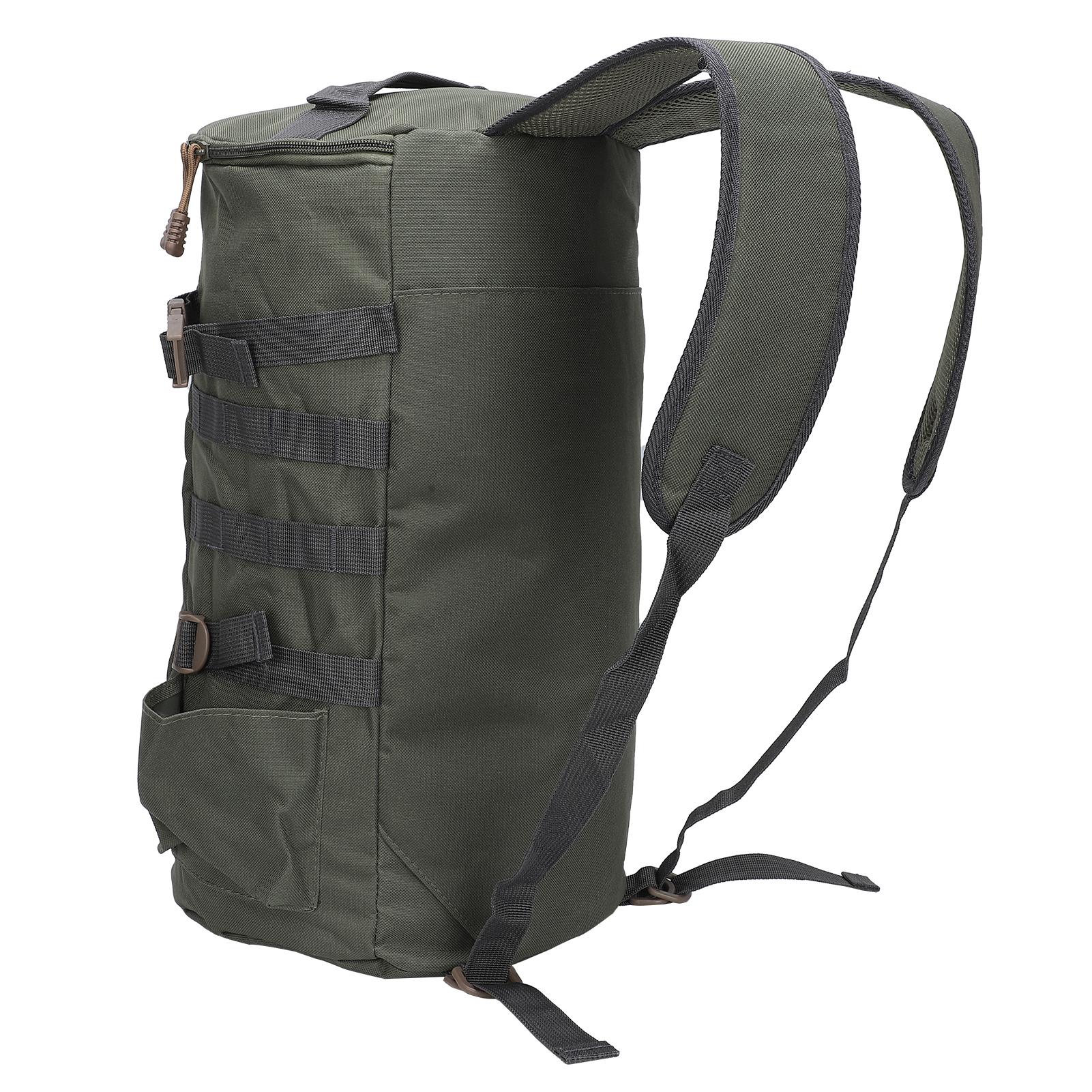 

Fishing Tackle Backpack Large Capacity Portable Cylindrical Fishing Rod Bag with Rod Holder