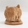 Soft Plush Dog Hooded Cloak For Kids Role Play Costume Accessory Thick PP Cotton Fill Doll Keychain Head Cover
