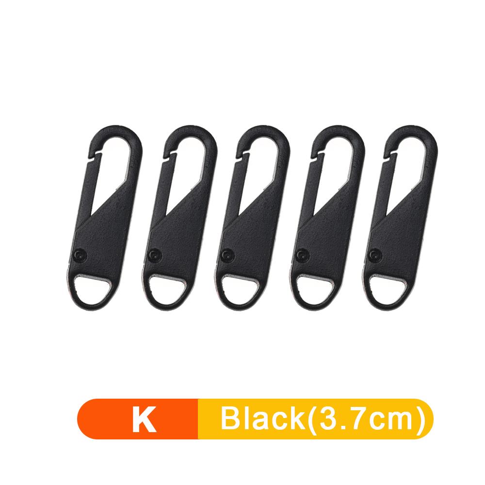 5/1 pz Tiracerniera staccabile universale Kit di riparazione per cerniere in metallo di ricambio per valigie, borse, vestiti e cursori per cerniere