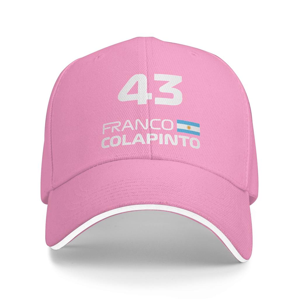 Cappellino da Baseball Estivo Uomo Racing Colapinto Franco FC43 Sole Cappelli Hip Hop Logo Personalizzato Regolabile Casual Escursionismo Pesca Cappellino Snapback