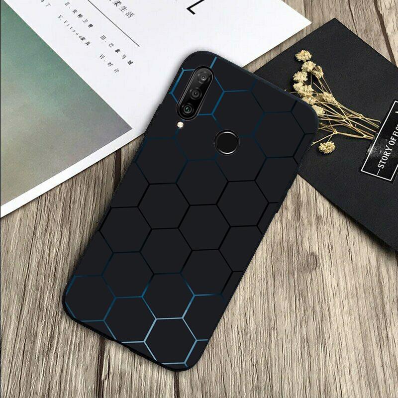 Carbon Fibre Futuristic Neon For Huawei Nova 5T 9 10 SE 7i 8i 11i 12i Y73 Y90 Y70 Y72 Y61 Y91 P60 Pro P40 P30 Lite Case